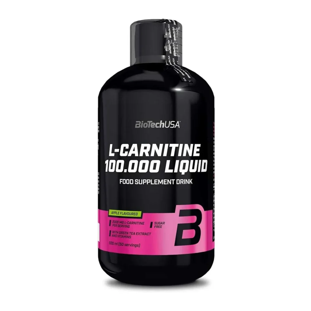 BioTechUSA L-Carnitine 100,000 Liquid 500ml Apple Powerhouse mk