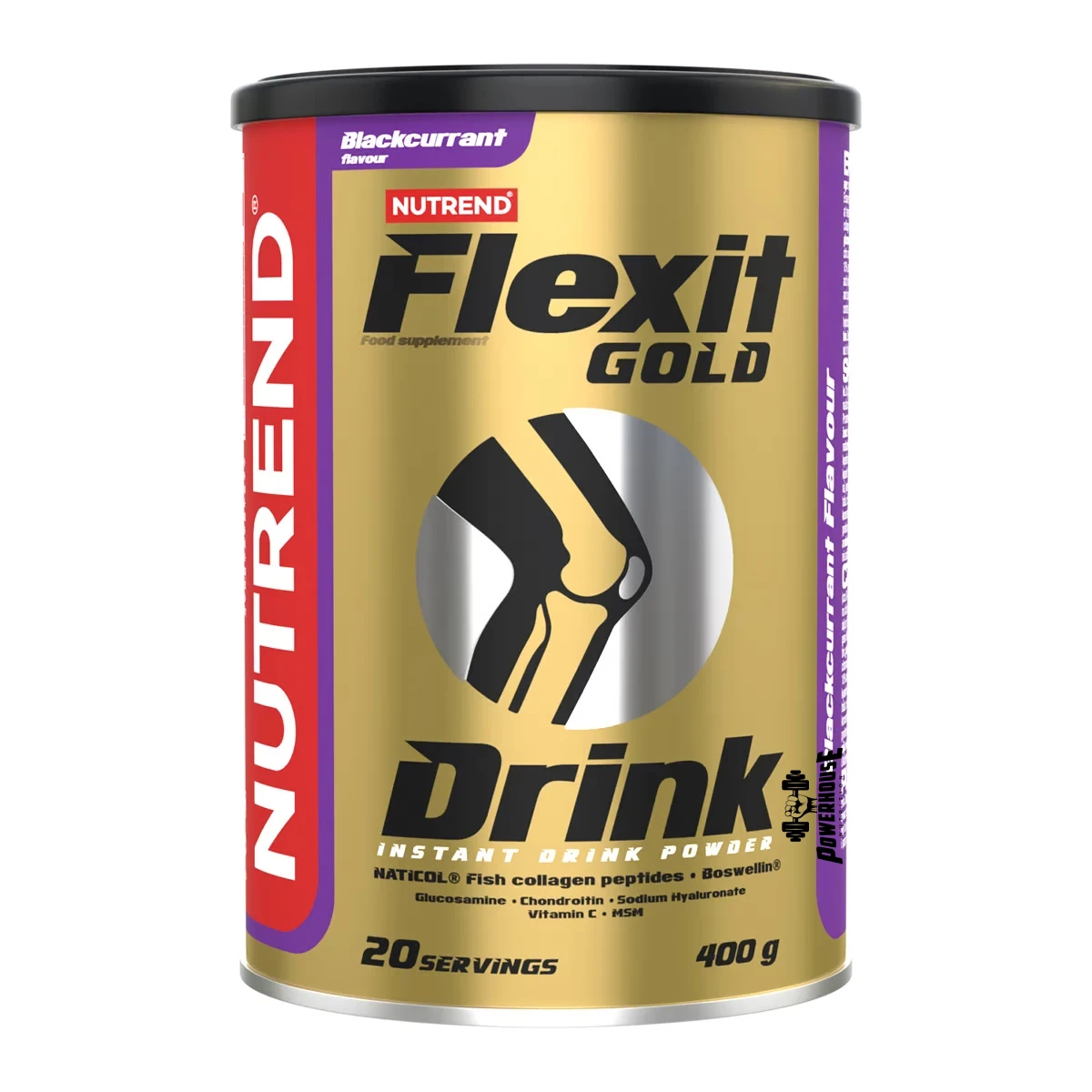 Nutrend Flexit Gold Drink Blackcurrant 400g Kolagen Suplement za Zglobovi Powerhouse mk Nutrend Flexit Gold Drink Blackcurrant 400g Kolagen Suplement za Zglobovi Powerhouse mk