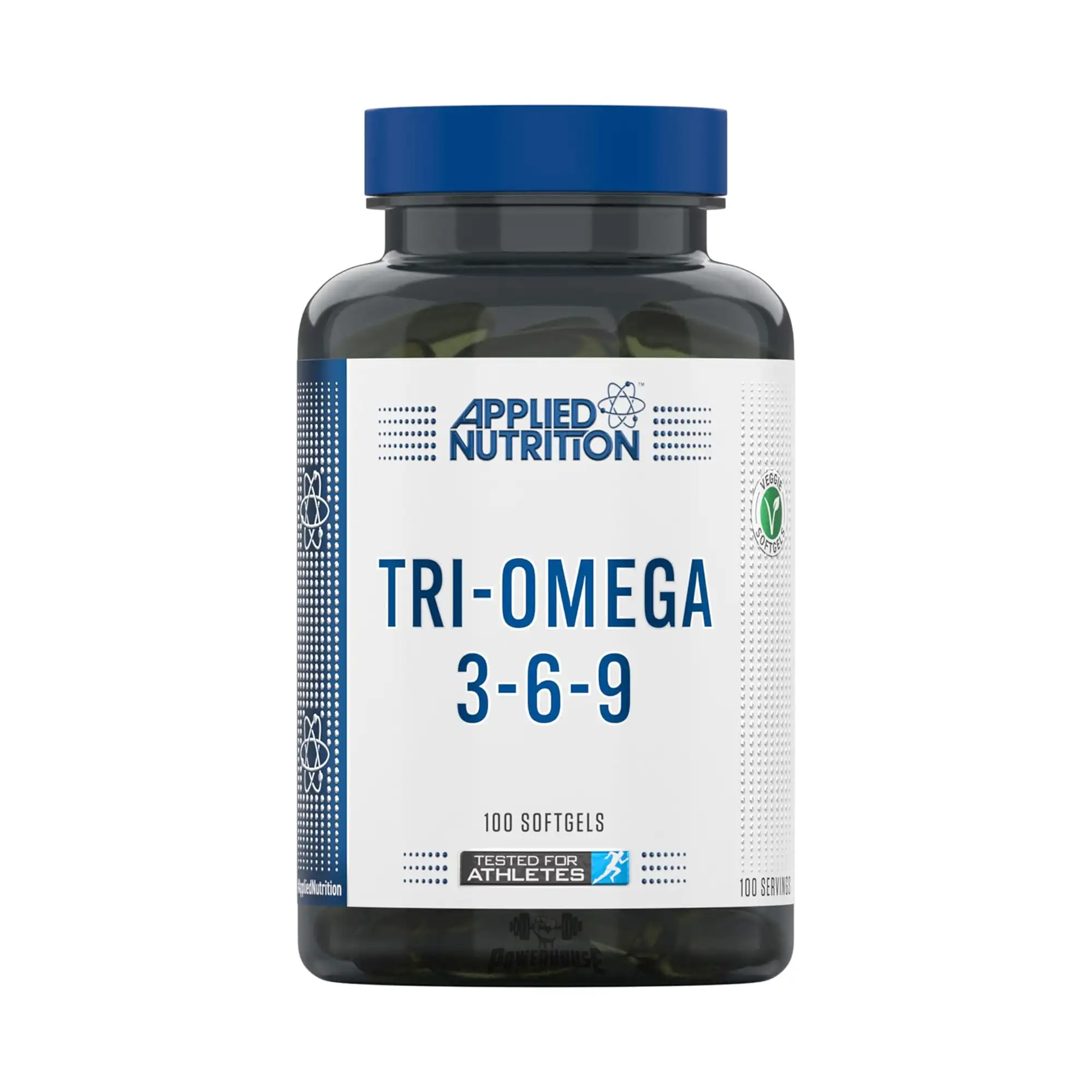 Applied Nutrition TRI-OMEGA 3-6-9 (100 Softgels) Powerhouse Shop Skopje