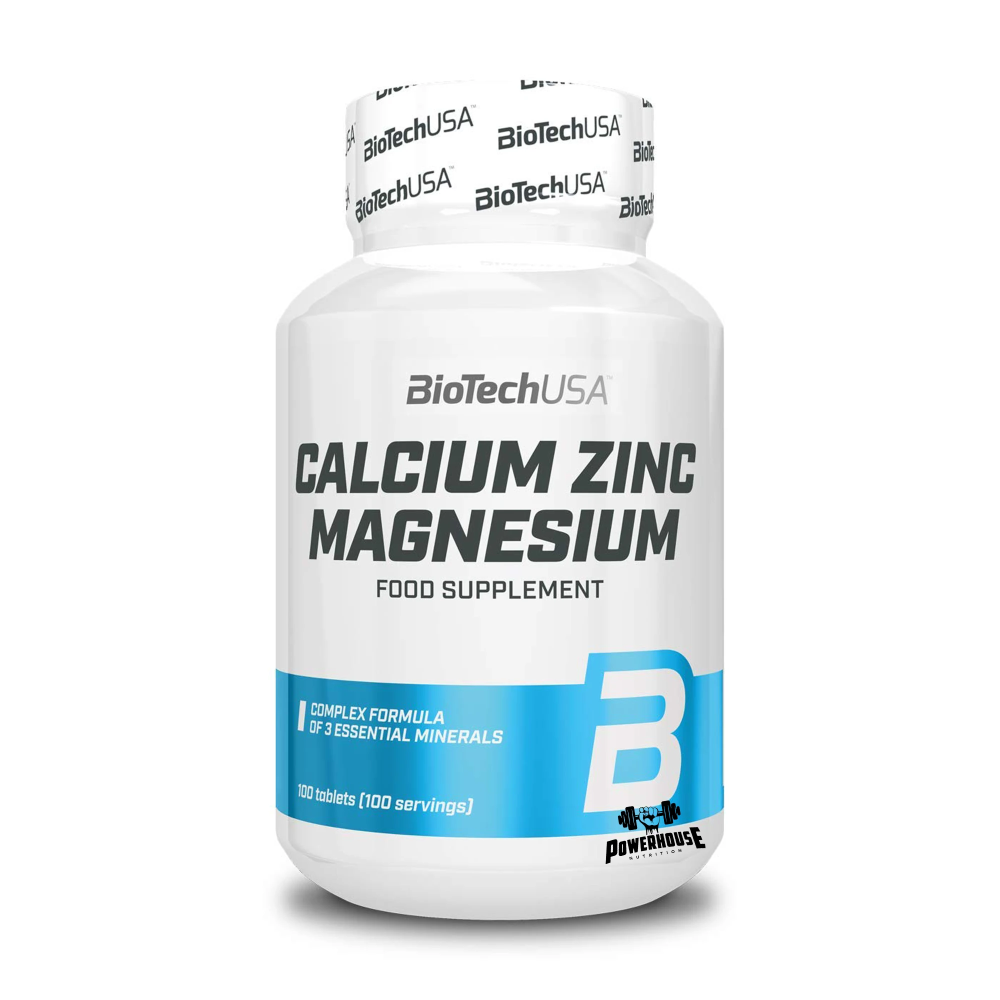 Biotech USA Calcium Zinc Magnesium Complex 100 tableti Vitamini Minerali MK