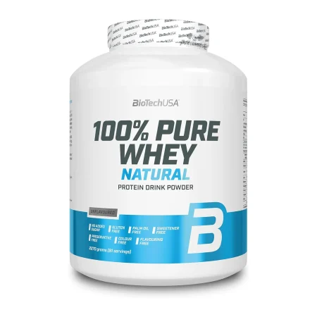 BiotechUSA 100% Pure Whey 2270gr Natural Powerhouse fitness supplements mk
