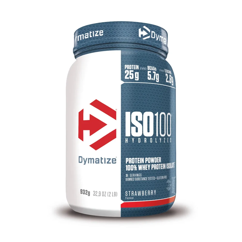 Dymatize ISO 100 Hydrolyzed 932g - Strawberry Powerhouse MK