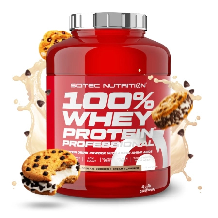 Scitec Nutrition 100% Whey Professional Protein Strawberry Chocolate Cookies and Cream 2350g Powerhouse Nutrition Suplementi MK