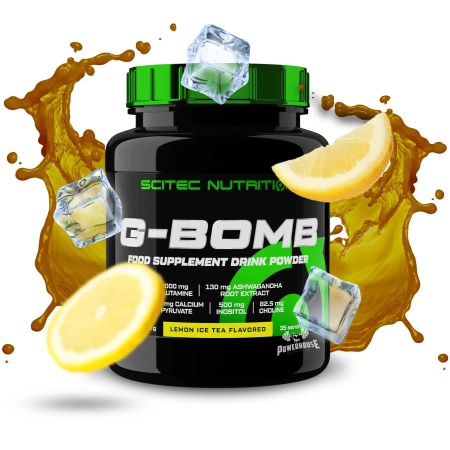 Scitec Nutrition G-Bomb Lemon Ice Tea, 500g Powerhouse Shop Macedonia