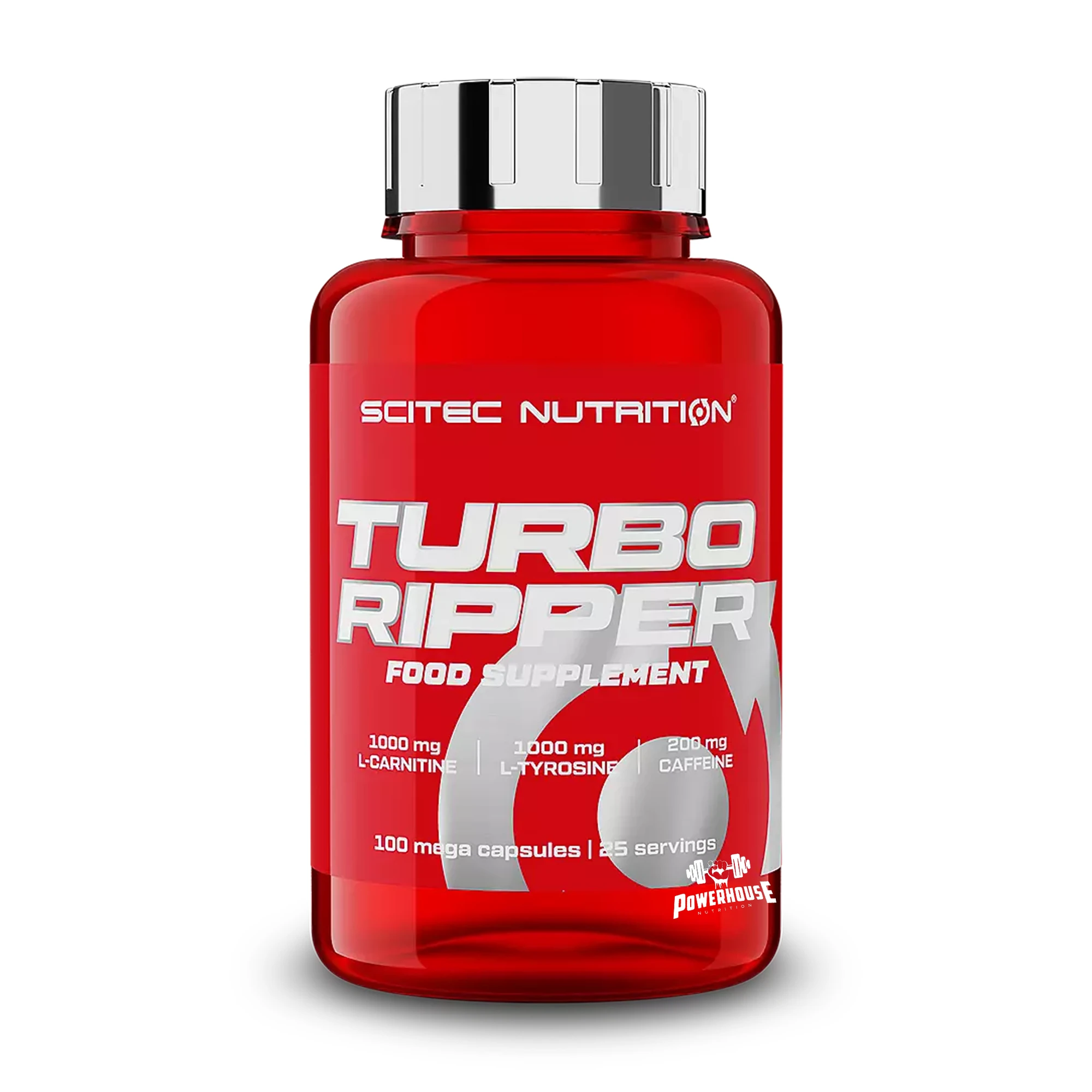 Scitec Nutrition Turbo Ripper Food Supplement Thermogen Fat Burner 100 mega caps Sogoruvaci na masti MK