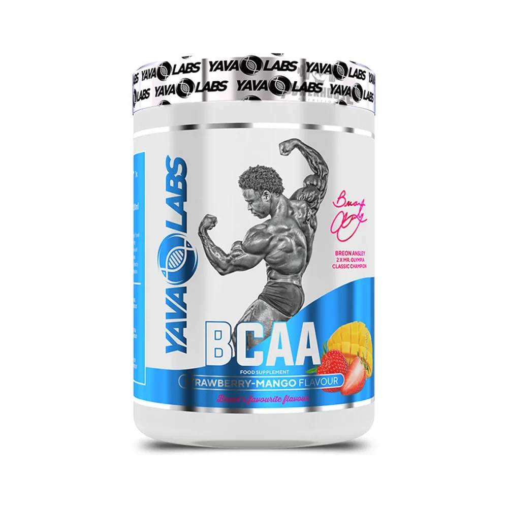 Yava Labs Elite BCAA + L-Glutamine (Breon Signature) Strawberry Mango Powerhouse MK