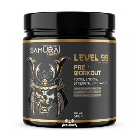 Samurai Shadow Level 99 Pre-Workout, 500g