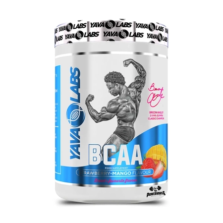 yava labs bcaa 2-1-1 Glutamine breon signature strawberry mango 300g powerhouse aminokiselini mk