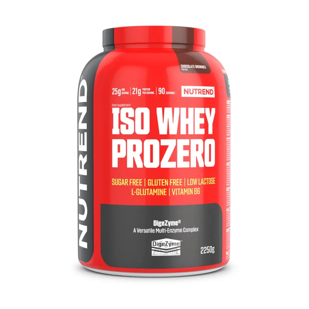 Nutrend Iso Whey Prozero Chocolate Brownies 2250g Powerhouse suplementi