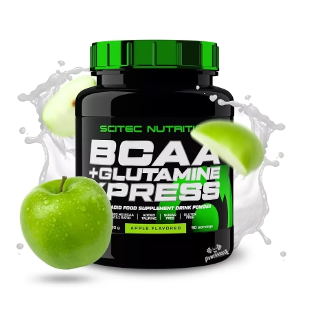 Scitec Nutrition BCAA+ Glutamine Xpress Apple 600g Food Supplements mk