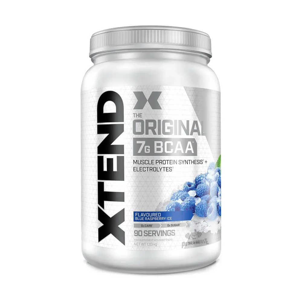 XTEND ORIGINAL 7G BCAA (90 Servings) Raspberry Ice Powerhouse Supplements MK