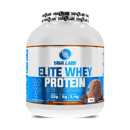 Yava Labs Elite Whey Protein 2kg Chocolate Ice Cream Powerhouse MK