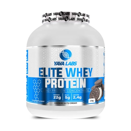 Yava Labs Elite Whey Protein 2kg Cookies with Cream Powerhouse MK