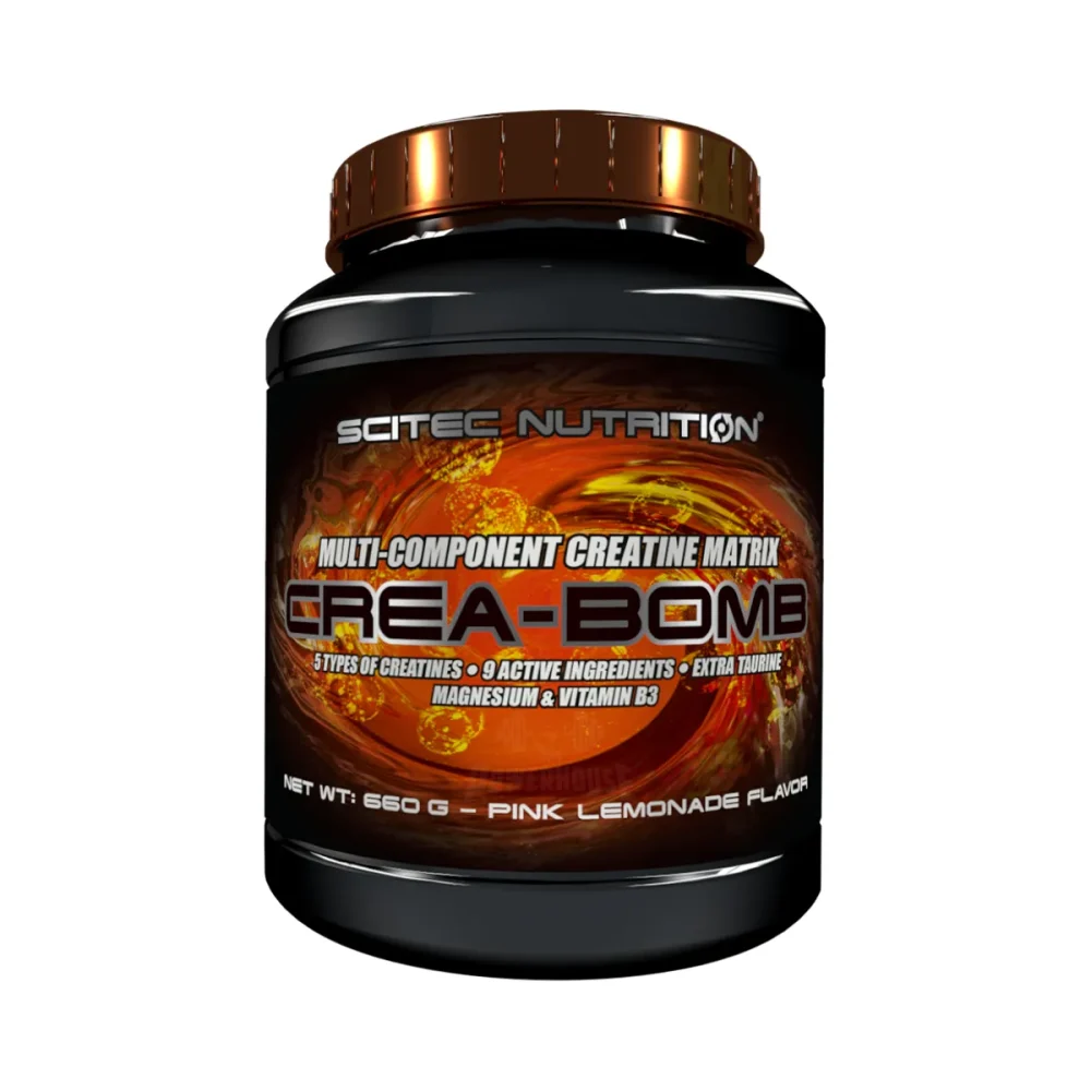 scitec crea bomb 660g pink lemonade