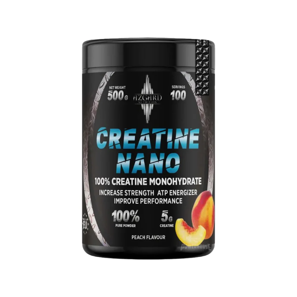 Azgard Pure Creatine Nano 500g Peach Suplementi Powerhouse MK