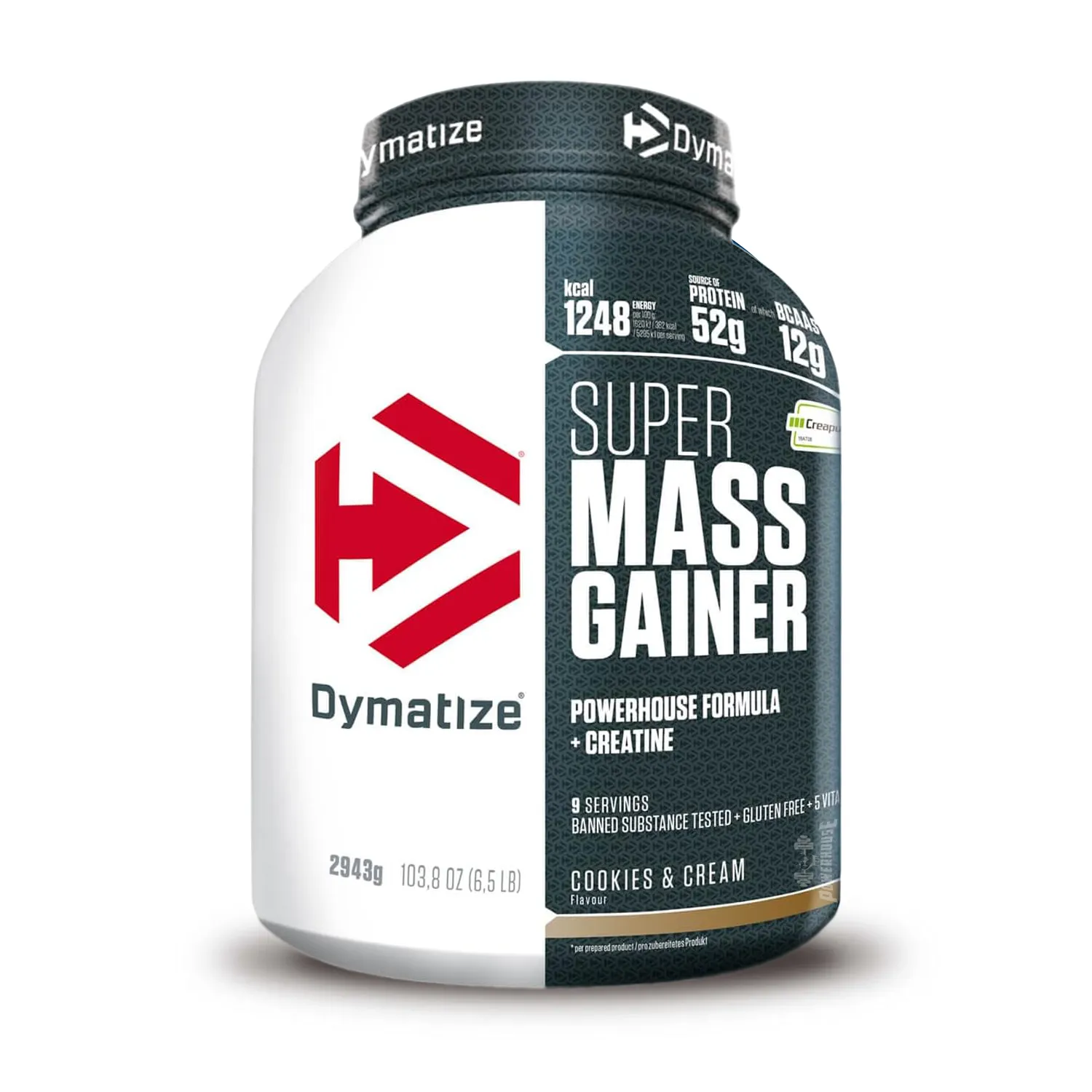 Dymatize Super Mass Gainer, 2943g Cookies Cream Powerhouse Fitness Supplements Dymatize Super Mass Gainer, 2943g Cookies Cream Powerhouse Fitness Supplements