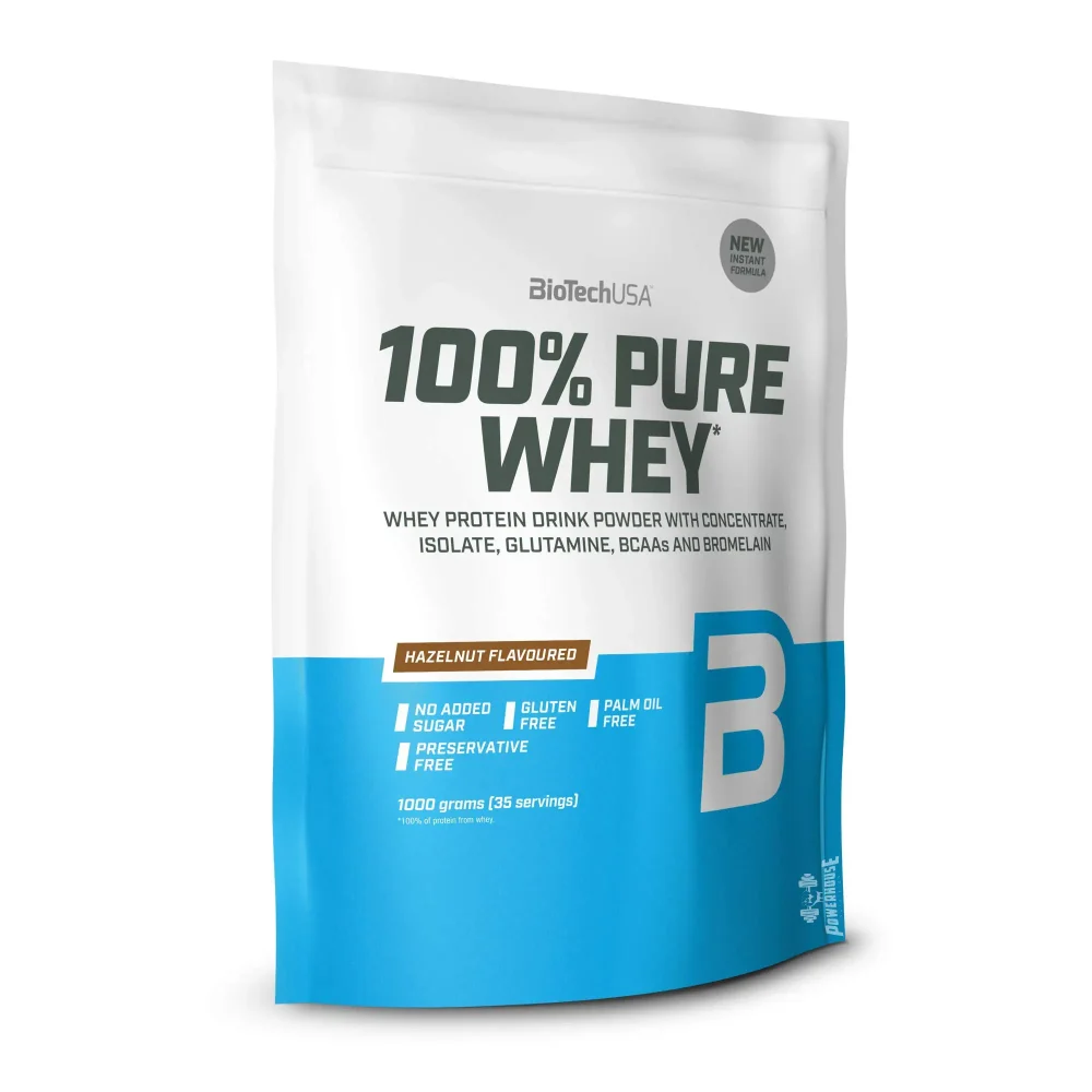 BioTechUSA 100% Pure Whey Hazelnut, 1000g Powerhouse Online Shop Macedonia