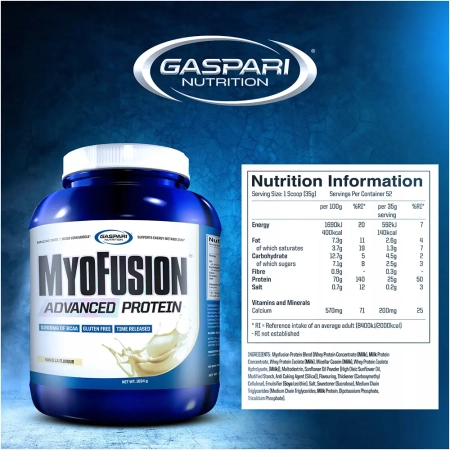 Gaspari MyoFusion Advanced Protein 1814g Nutrition Info