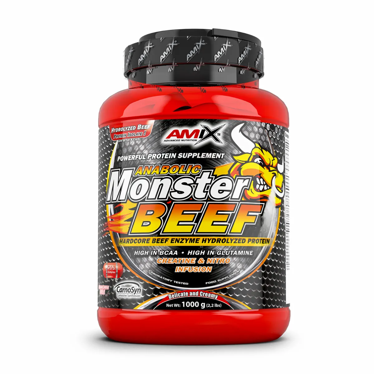 Amix Monster Beef Protein 2200g Powerhouse Suplementi MK Amix Monster Beef Protein Говедски Протеин Македонија Powerhouse.mk