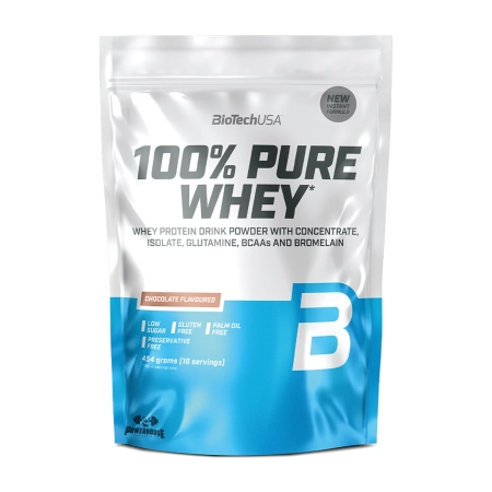 BioTechUSA 100% Pure Whey Protein 454g Powerhouse Suplementi MK