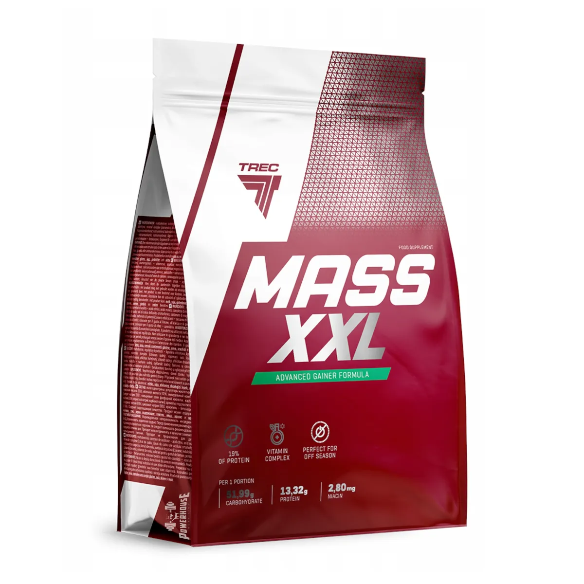 Trec Nutrition Mass XXL Advanced Mass Gainer Formula 3000g Powerhouse Macedonia Trec Nutrition Mass XXL Advanced Mass Gainer Formula 3000g Powerhouse Macedonia