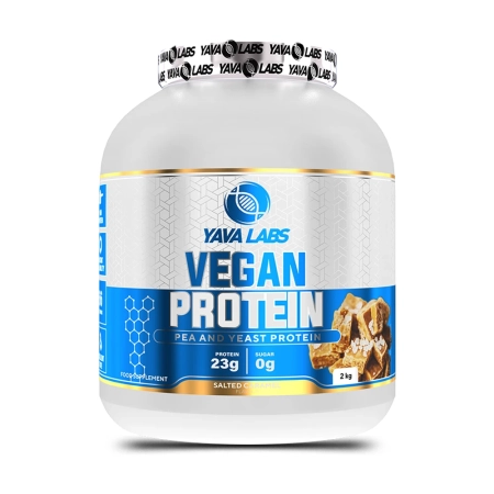 Yava Labs Vegan Protein Pea and Yeast Salted Caramel 2kg fitnes suplementi mk