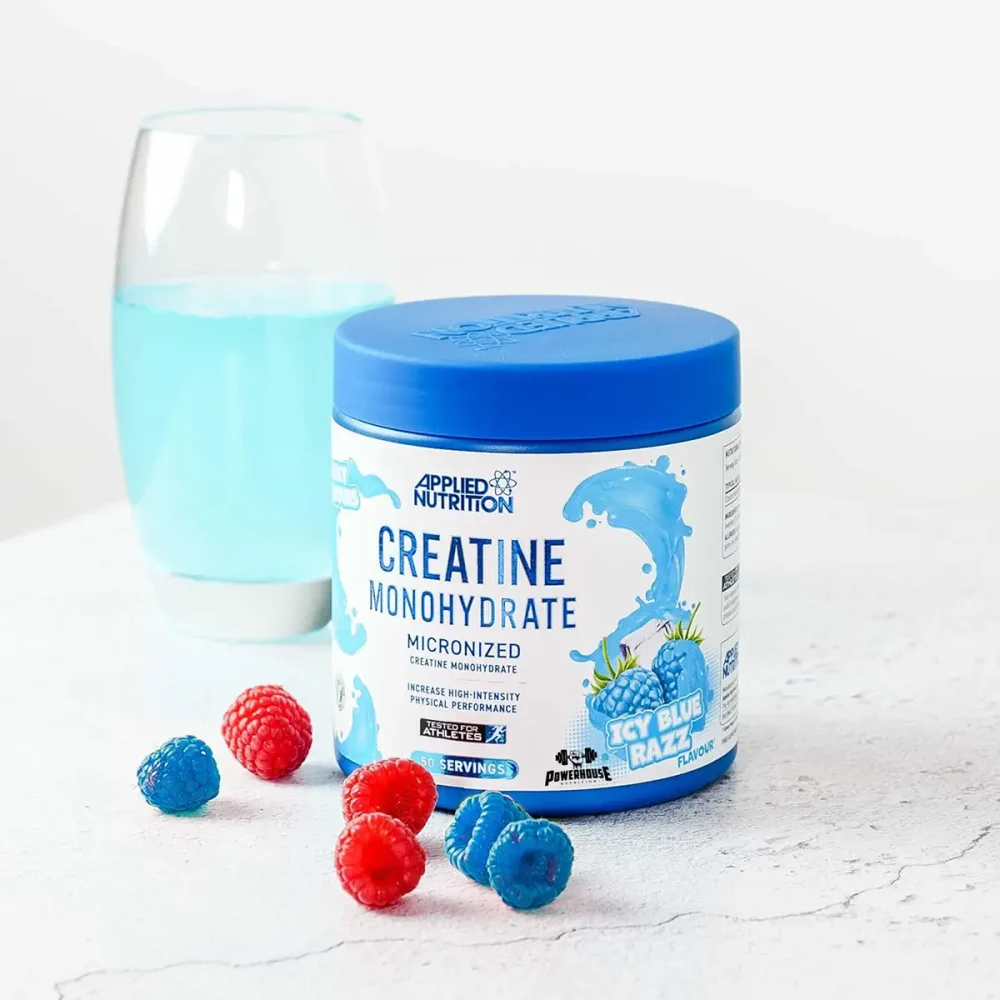 Applied Nutrition Creatine Monohydrate Icy Blue Razz Powerhouse Suplementi Makedonija