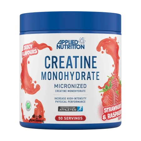 Applied Nutrition Creatine Monohydrate Strawberry Raspberry, 250g Powerhouse Supplements Macedonia