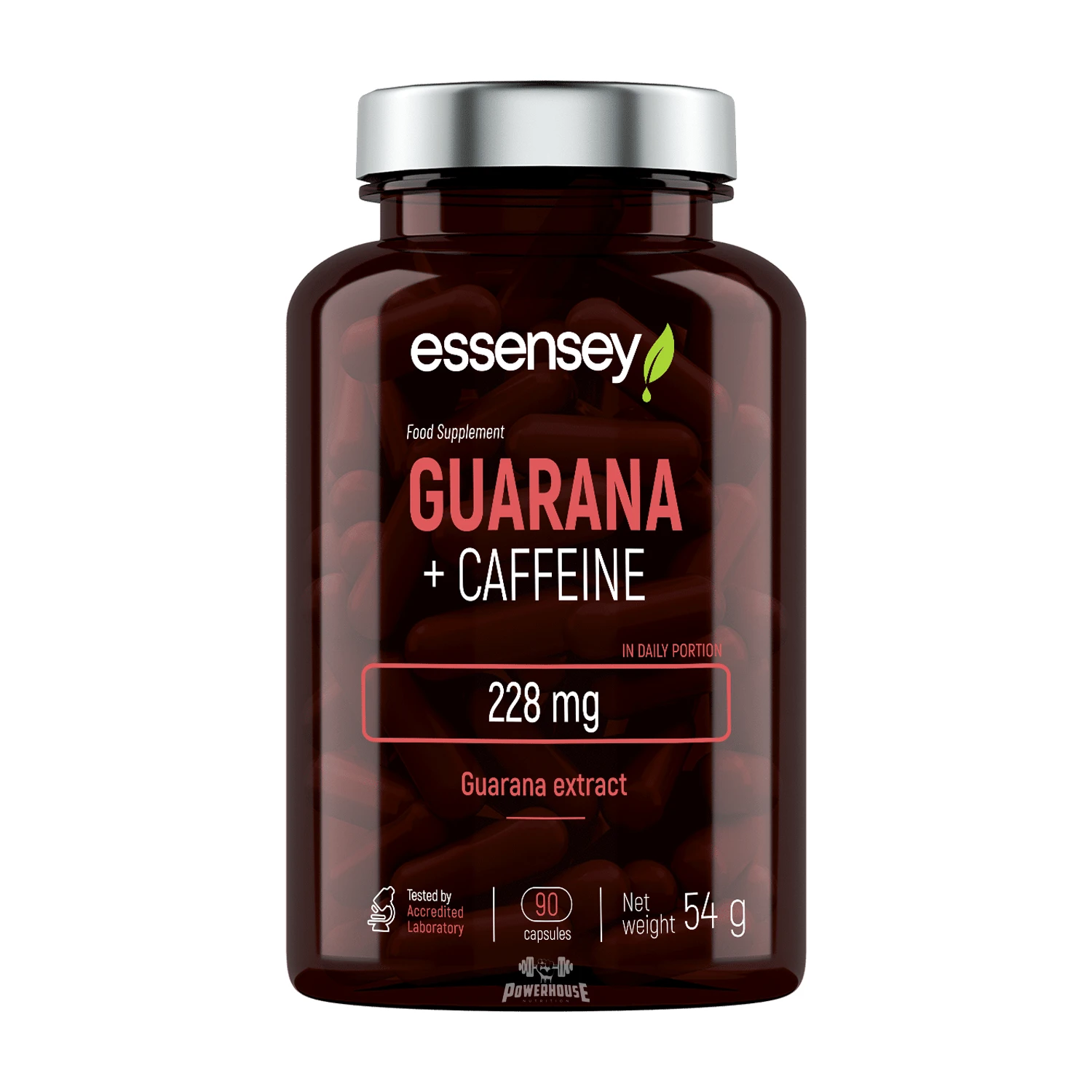 Essensey Guarana + Caffeine 90 caps Powerhouse Supplements Macedonia Essensey Guarana + Caffeine 90 caps Powerhouse Supplements Macedonia