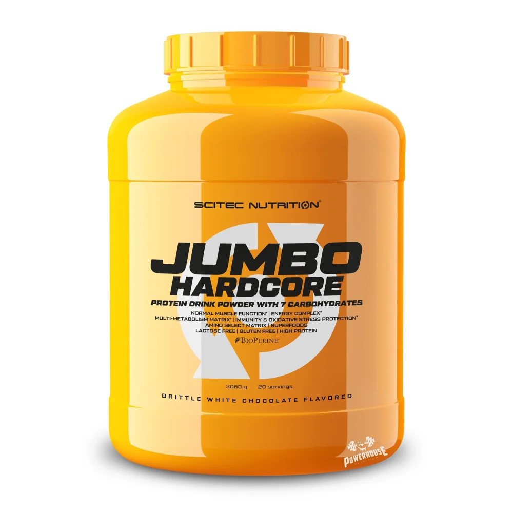 Scitec Nutrition Jumbo Hardcore Brittle White Chocolate 3060g Mass Gejner Powerhouse Suplementi MK