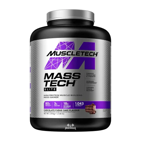 MuscleTech Mass Tech Elite Chocolate Fudge Cake 3180g Powerhouse Gejneri MK