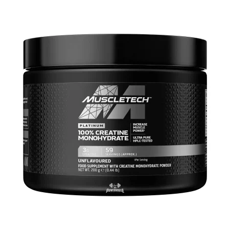 MuscleTech Platinum 100% Creatine Monohydrate, 200g Powerhouse Suplementi MK