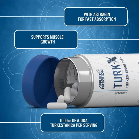Applied Nutrition Turk-X Turkesterone Plus, 60 caps Testo Busteri Suplementi MK