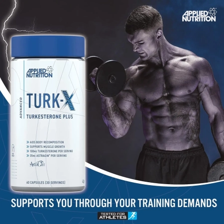 Applied Nutrition Turk-X Turkesterone Plus, 60 caps Testo Busteri Suplementi Makedonija