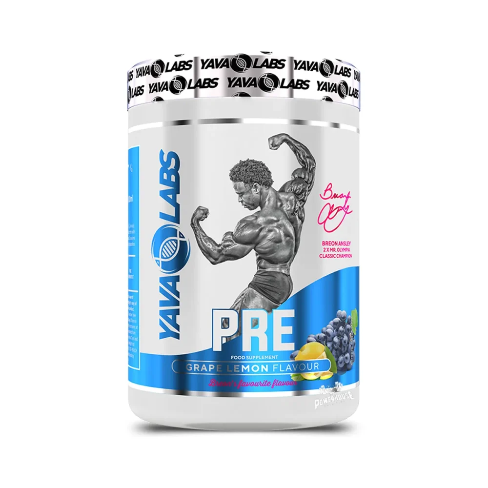 Yava Labs Pre Workout Breon Signature Grape Lemon. 300g