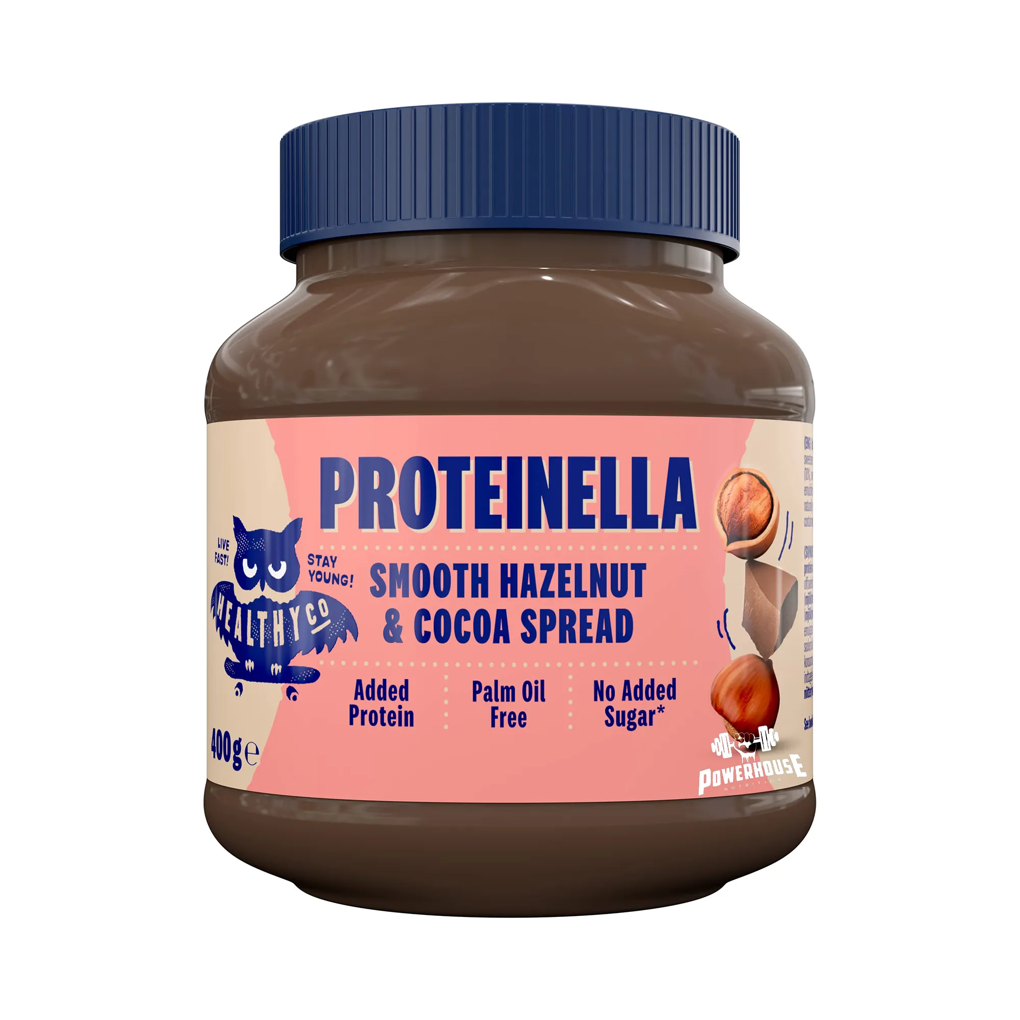 Proteinella Smooth Hazelnut & Cocoa Spread 400g Powerhouse Suplementi Makedonia