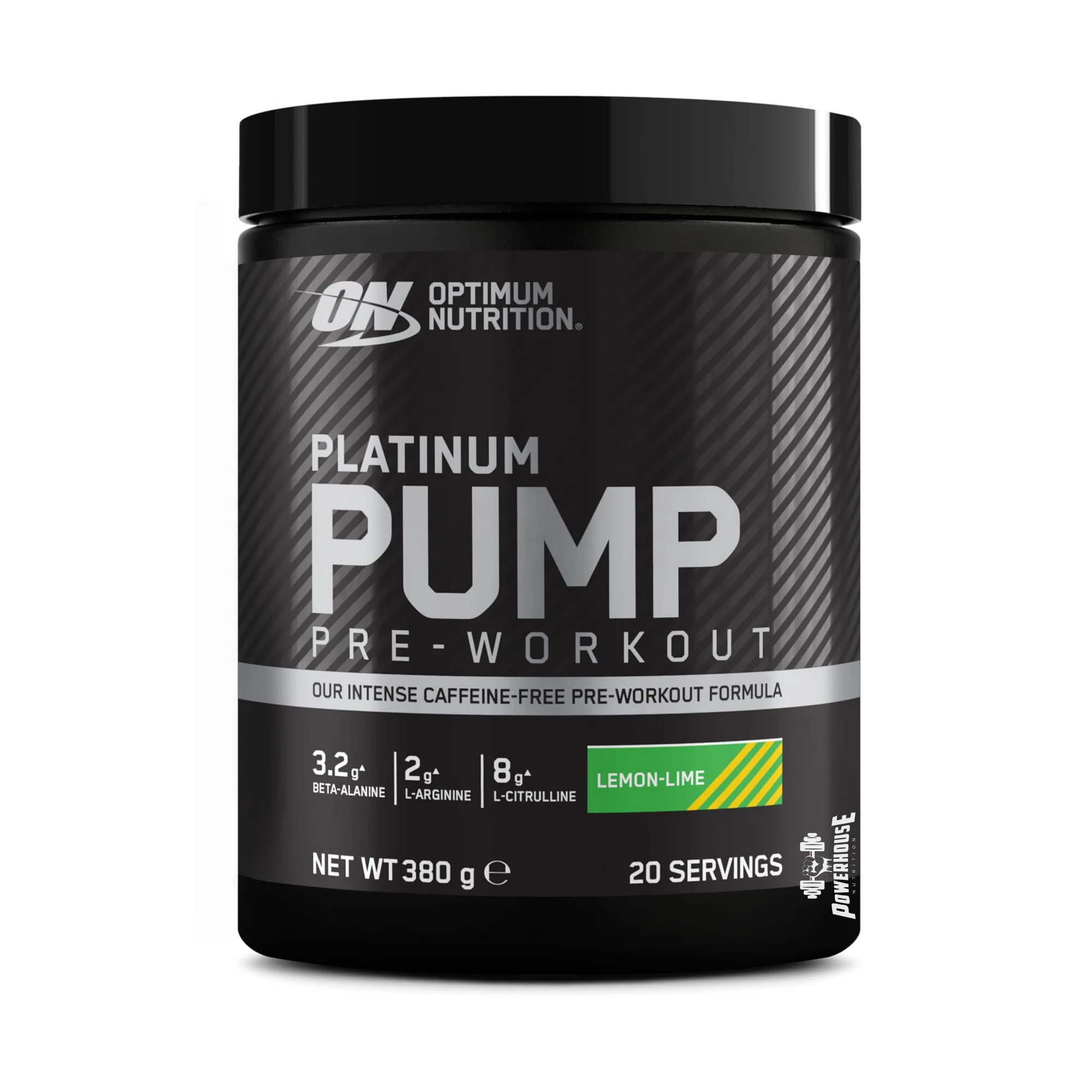 Optimum Nutrition Platinum Pump Pre-Workout Lemon-Lime, 380g Powerhouse Suplementi MK