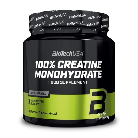 BioTechUSA 100% Creatine Monohydrate 500g Powerhouse Shop Suplementi MK