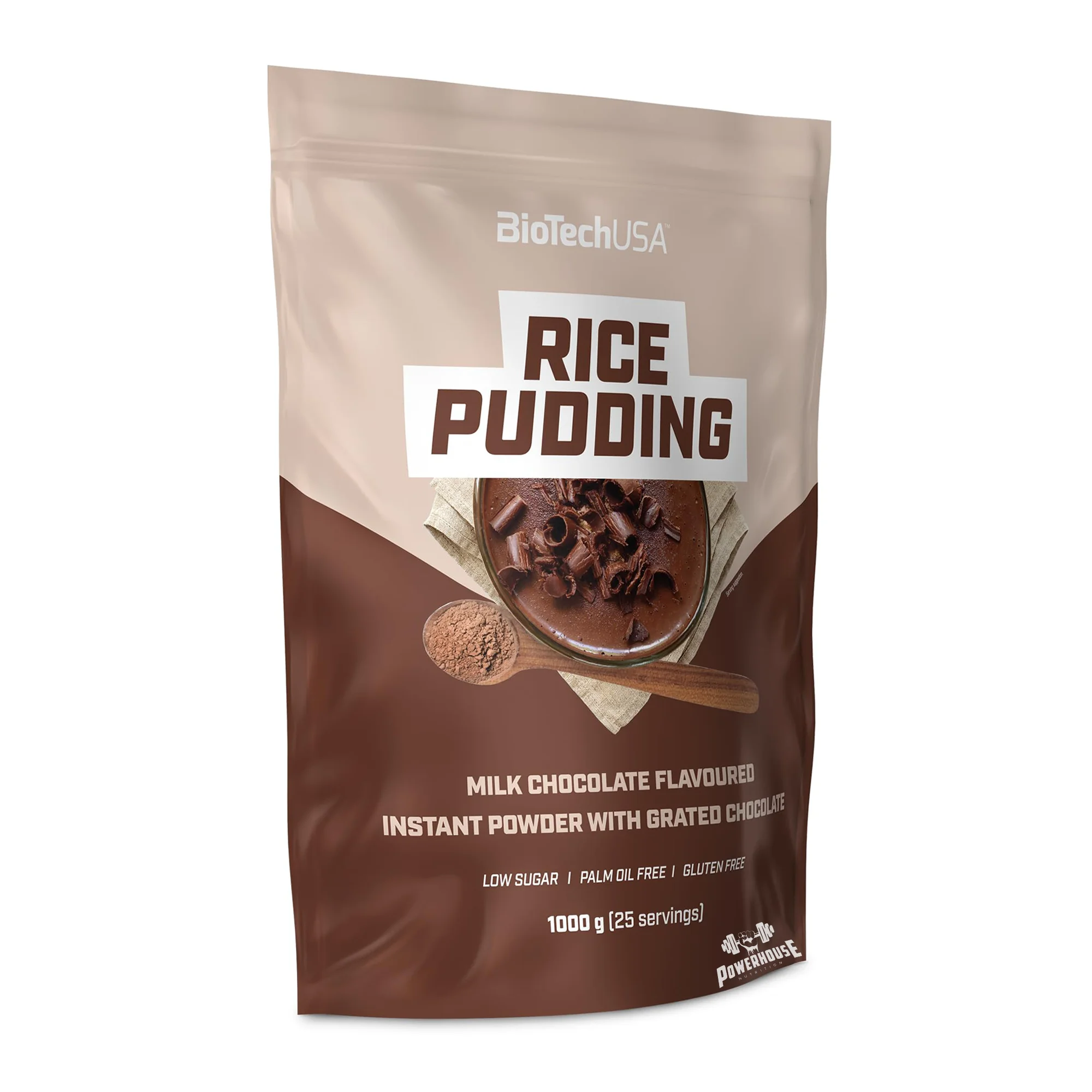 Biotech USA Rice Pudding Powder Milk Chocolate with Grated Chocolate 1000g Powerhouse Suplementi MK