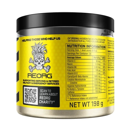 Cellucor C4 Original Pineapple Head 30 servings Nutrition Pre-Workout Suplementi MK