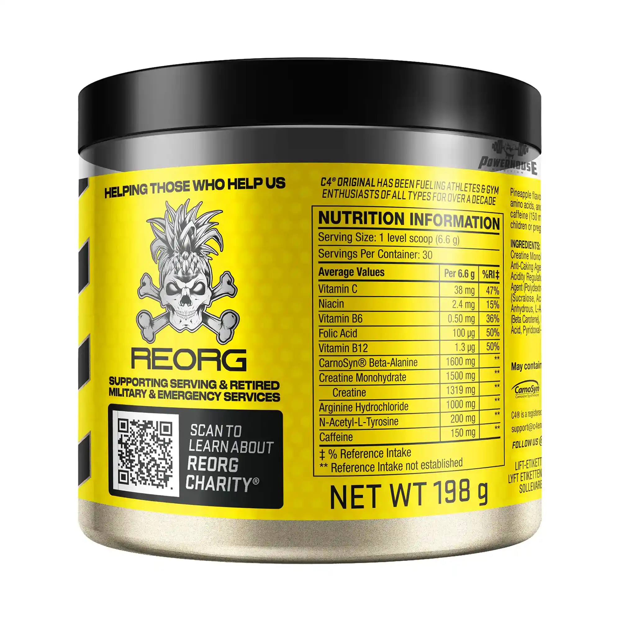Cellucor C4 Original Pineapple Head 30 servings Nutrition Pre-Workout Suplementi MK