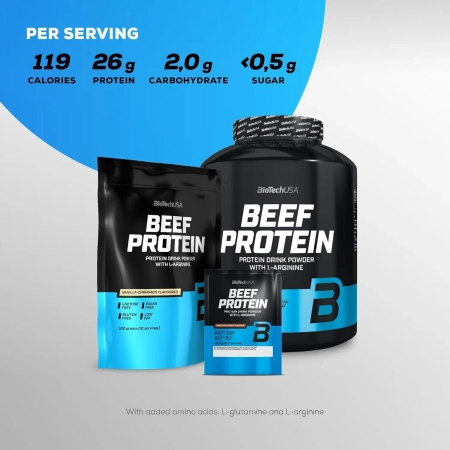 Biotech USA Beef Protein Drink Powder Powerhouse Govedski Proteini mk