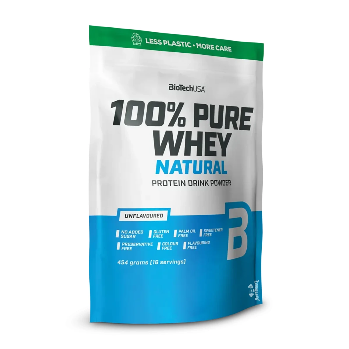 BioTechUSA 100% Pure Whey Natural 1000g чист протеин од сурутка без вкус
