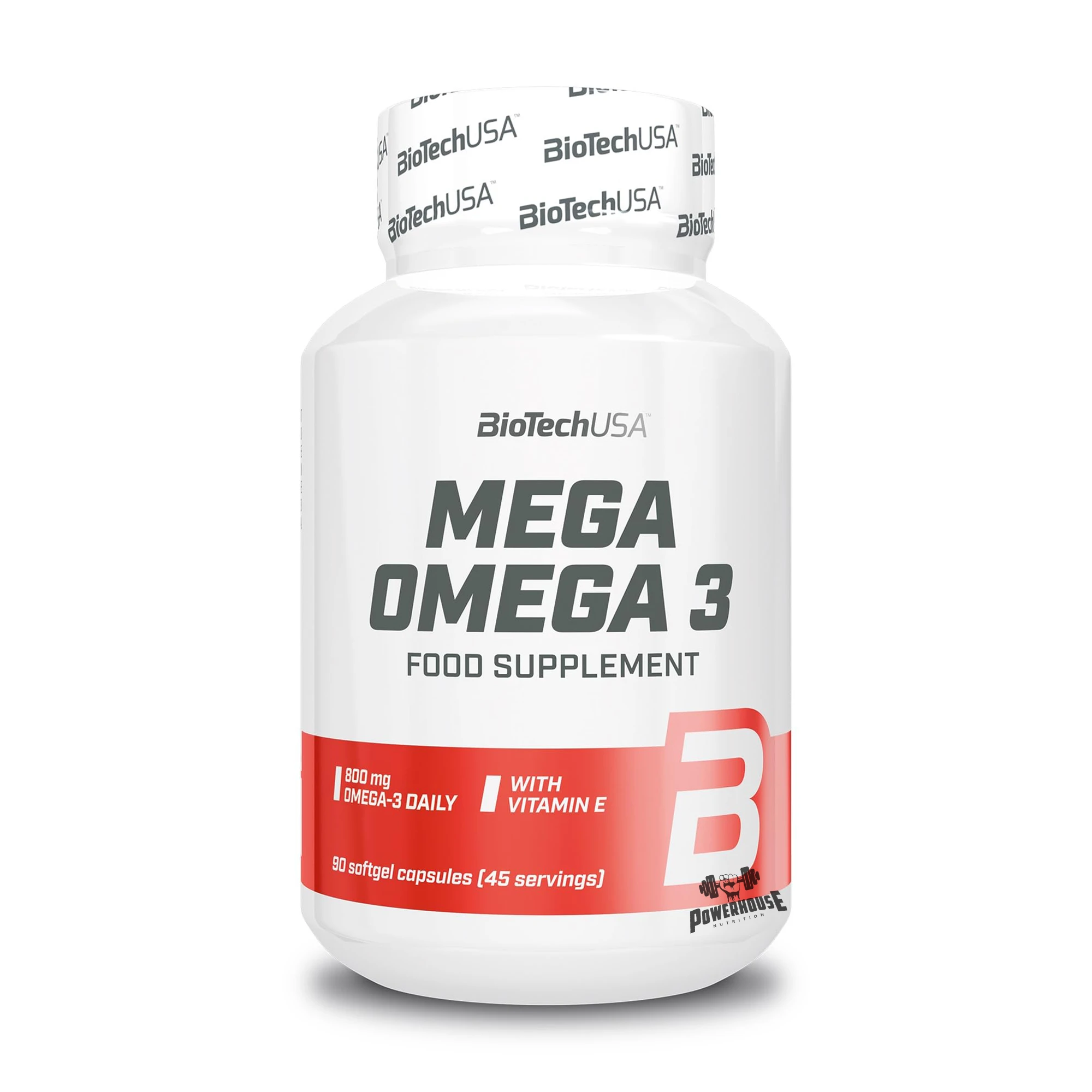 Biotech USA Mega Omega 3 90 softgel capsules Powerhouse Vitamini mk