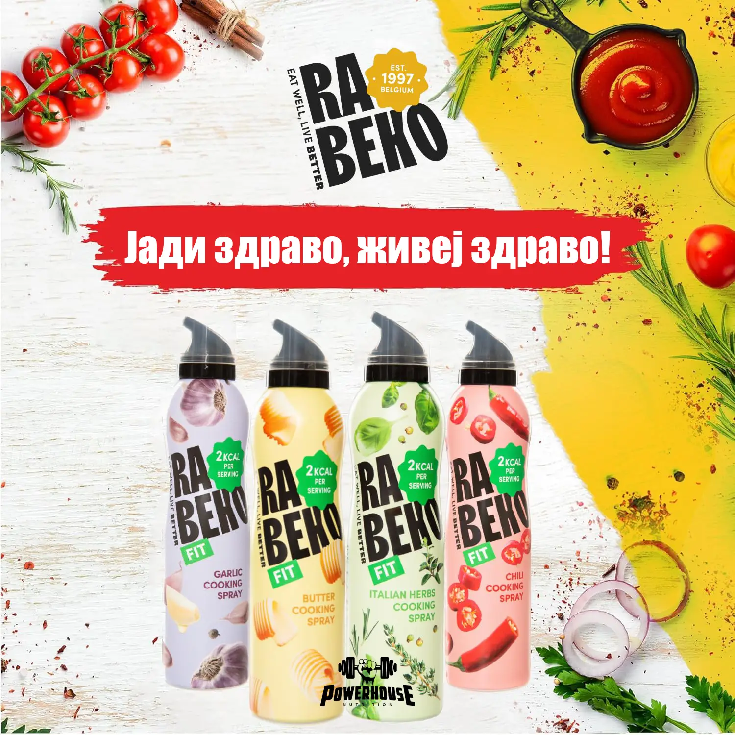 Rabeko Zero Cooking Sprays Niskokaloricen sprej za gotvenje