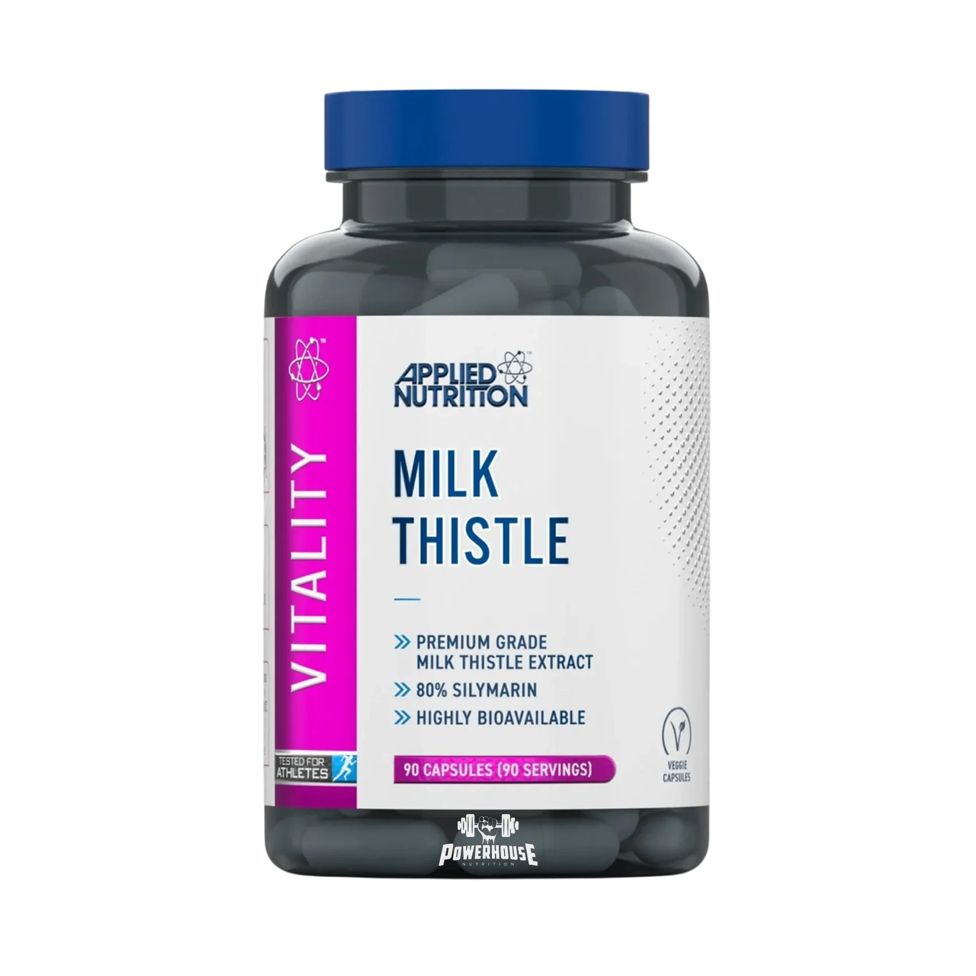 applied nutrition milk thistle 90 capsules powerhouse vitamini mk