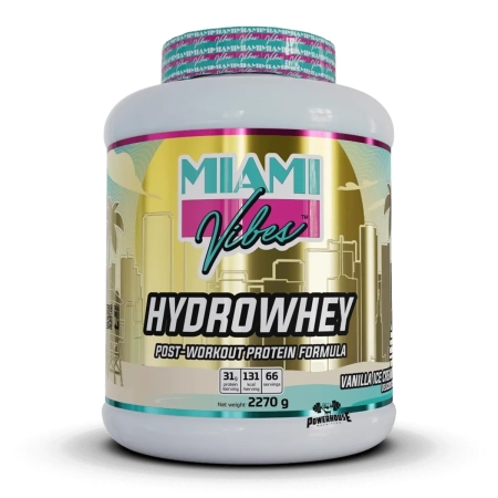 miami vibes hydro whey protein vanilla ice cream 2270g powerhouse proteini mk