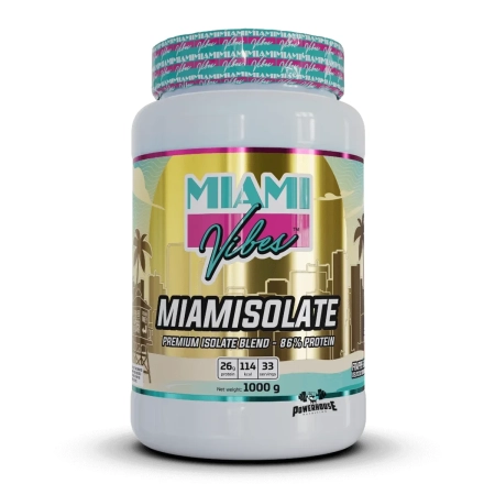 miami vibes miamisolate frappe 1000 g powerhouse isolate whey mk
