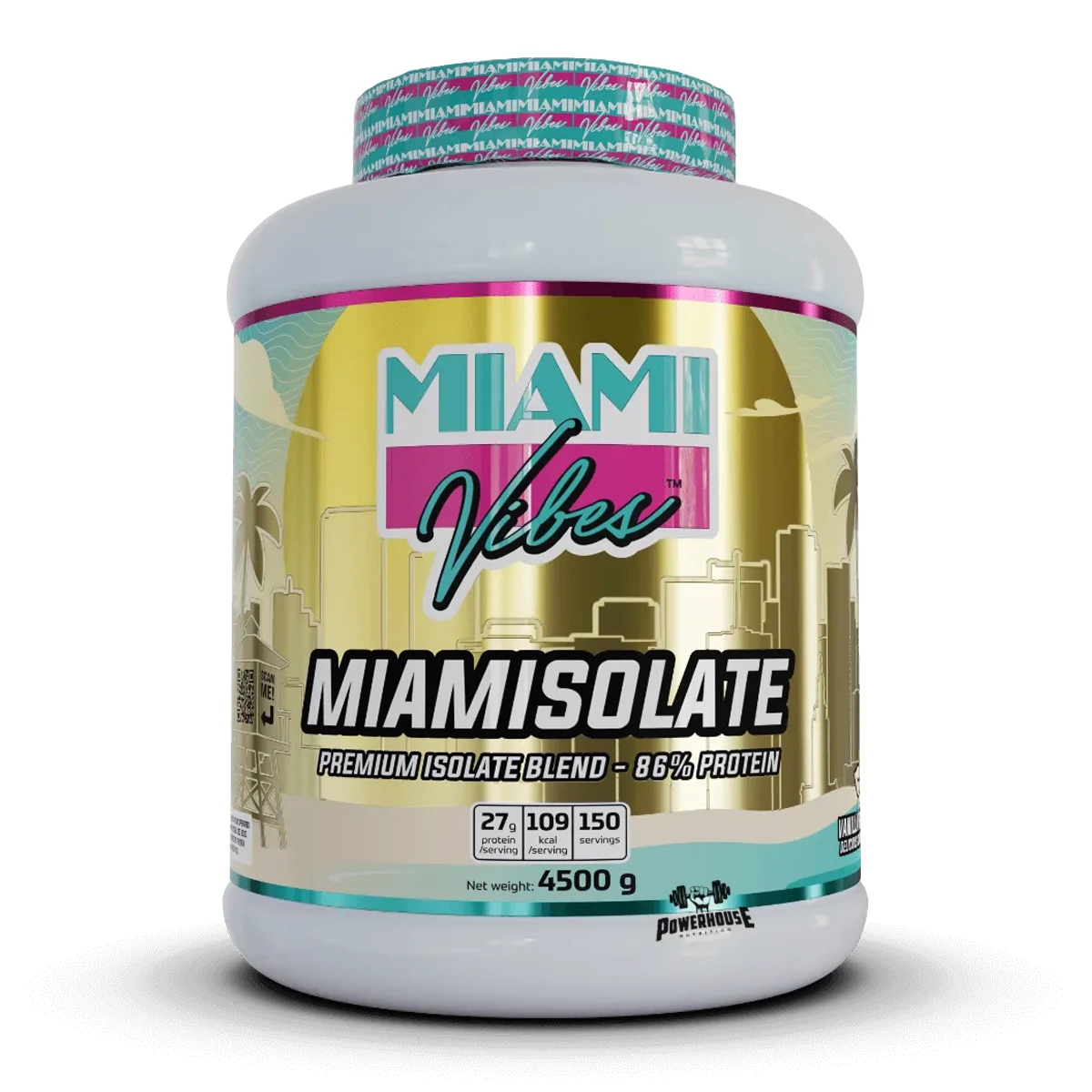 miami vibes miamisolate vanilla 4500 g powerhouse isolate whey mk