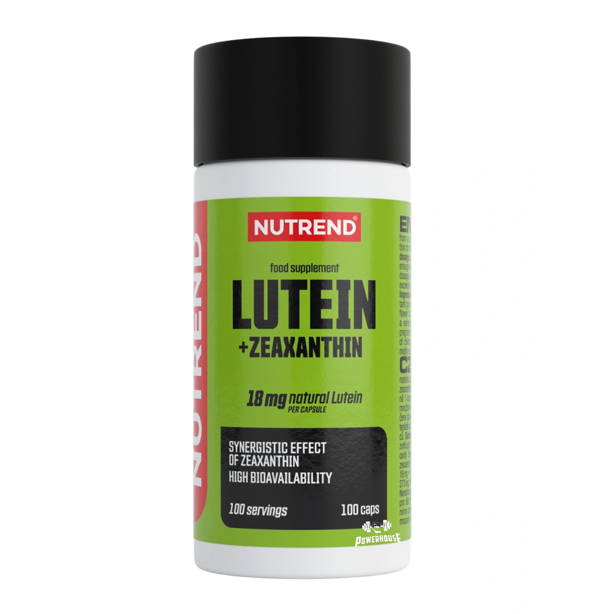 nutrend lutein + zeaxanthin 18mg natural lutein 100 caps powerhouse vitamini mk